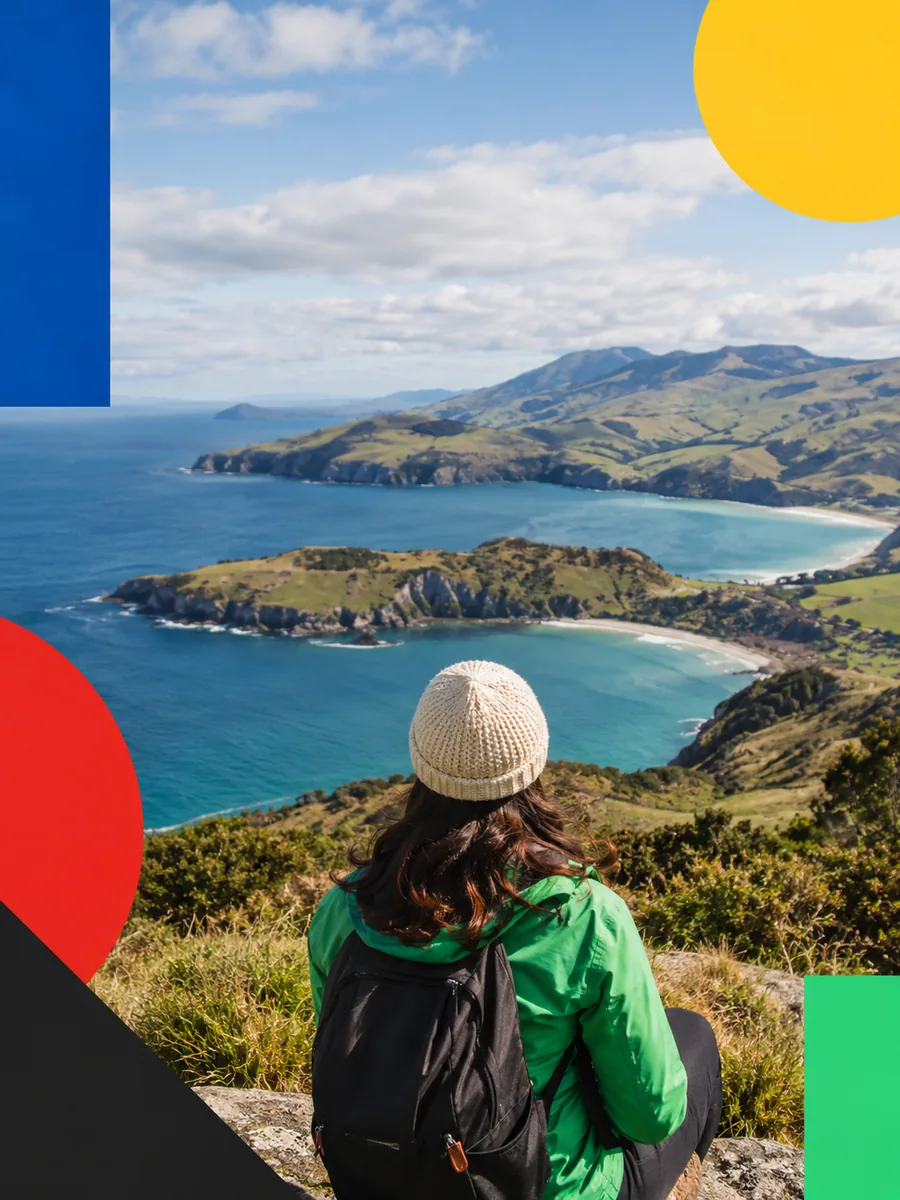 View at Otago Peninsula